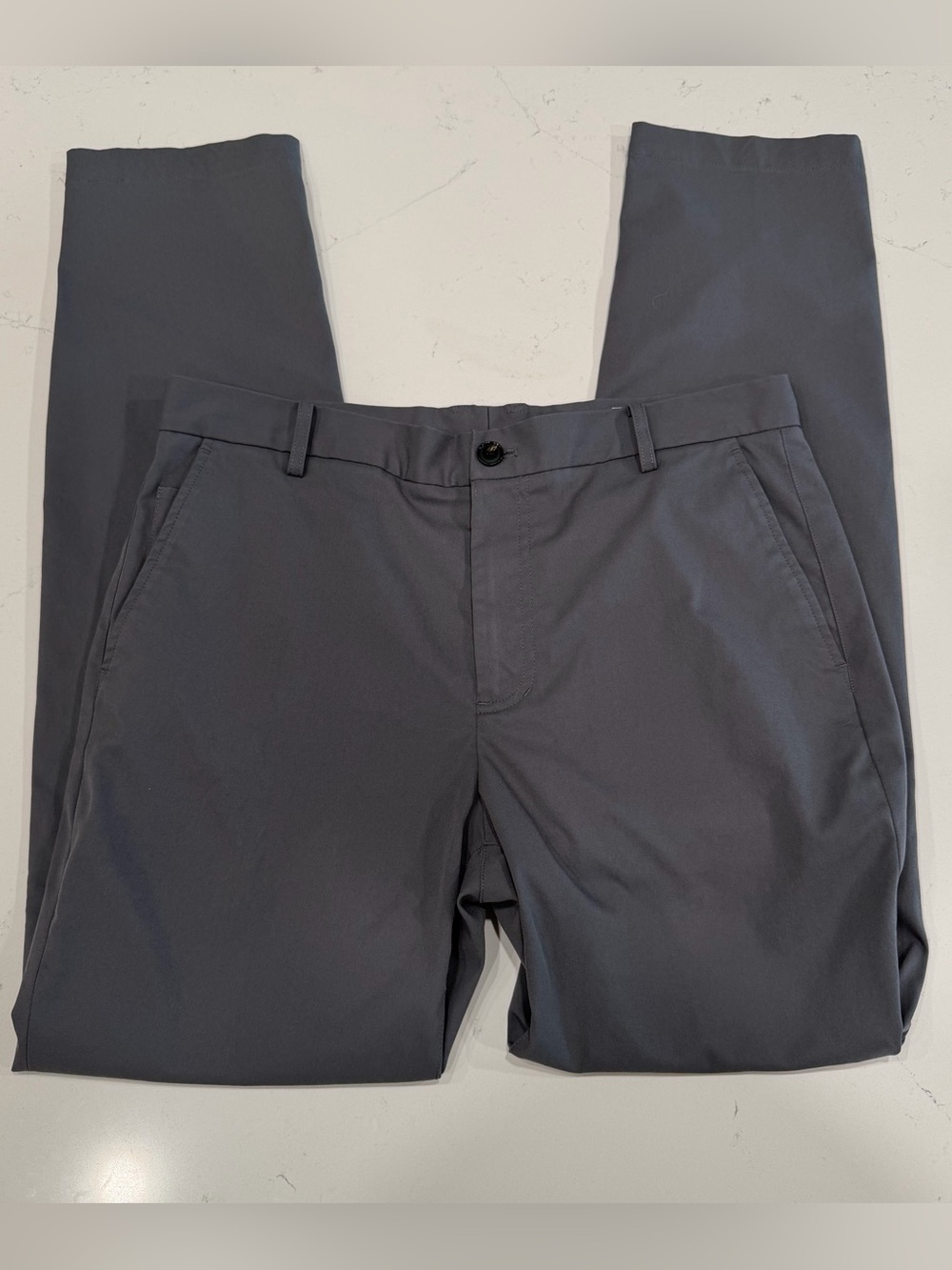 7 For All Mankind Men's Slate Gray Chinos - 33x32